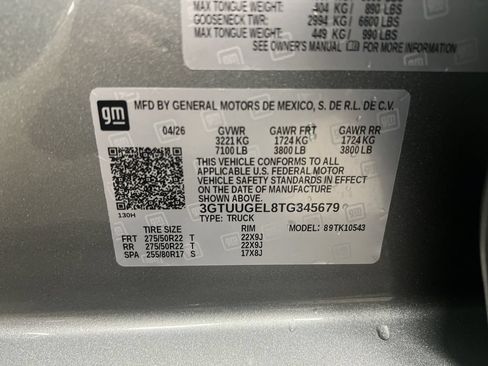 Certified 2026 GMC Sierra 1500 Denali w/ Denali Reserve Package AWD/4WD image 29