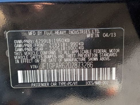 Used 2013 Subaru Impreza 2.0i Sport Limited image 32