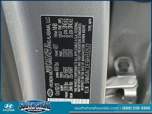 Certified 2024 Hyundai Tucson SE AWD/4WD image 20