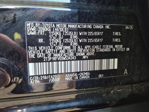 Certified 2025 Toyota RAV4 XLE AWD/4WD image 24