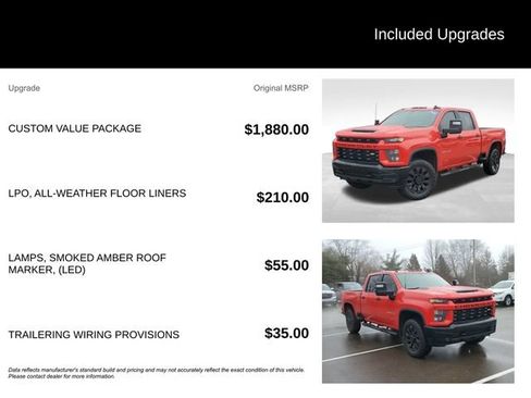 Used 2020 Chevrolet Silverado 2500 Custom w/ Custom Value Package image 8