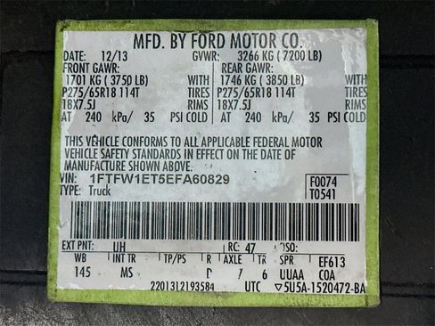 Used 2014 Ford F150 XLT w/ Equipment Group 302A Luxury image 31