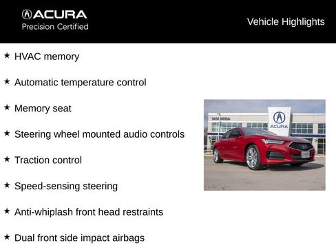 Certified 2021 Acura TLX SH-AWD w/ Technology Package image 9