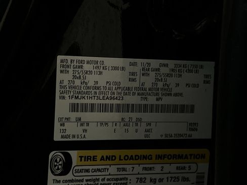 Used 2020 Ford Expedition Max XLT w/ Equipment Group 202A RWD image 34