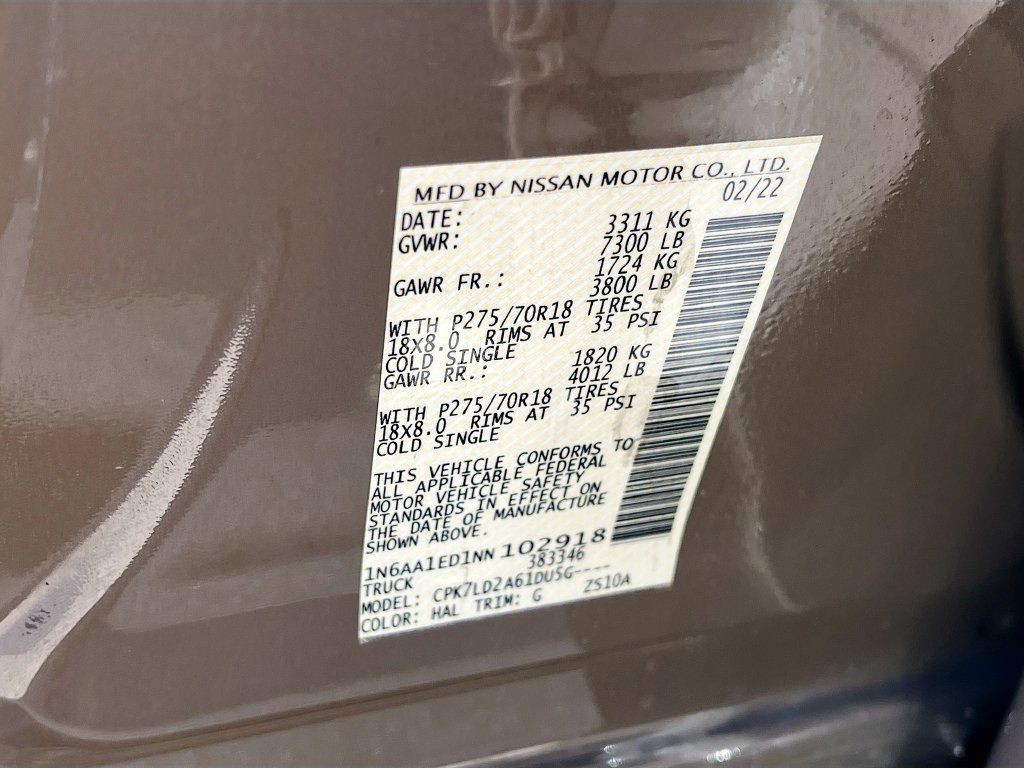 Used 2022 Nissan Titan PRO-4X w/ Pro-4x Convenience Package AWD/4WD image 33