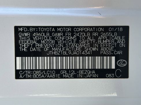 Used 2018 Lexus GS 350 image 29