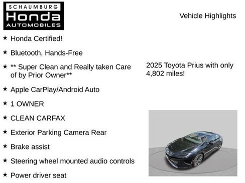 Used 2025 Toyota Prius Limited AWD/4WD image 7
