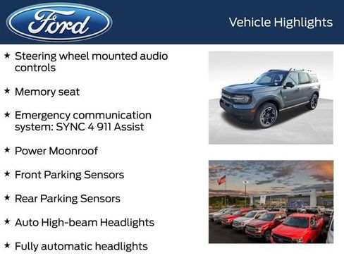 New 2025 Ford Bronco Sport Outer Banks w/ Outer Banks Tech Package+ AWD/4WD image 8