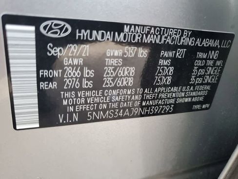 Used 2022 Hyundai Santa Fe SEL w/ Convenience + Premium Package image 32