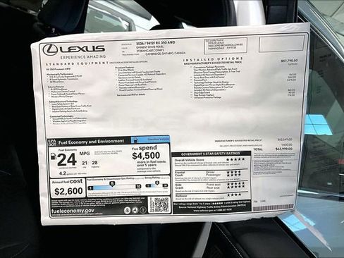 New 2026 Lexus RX 350 Premium Plus image 13