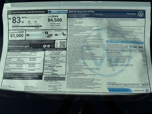 New 2025 Volkswagen ID. Buzz Pro S Plus image 3