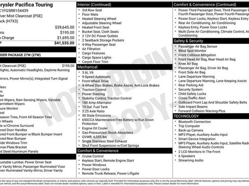 Used 2024 Chrysler Pacifica Touring FWD image 11
