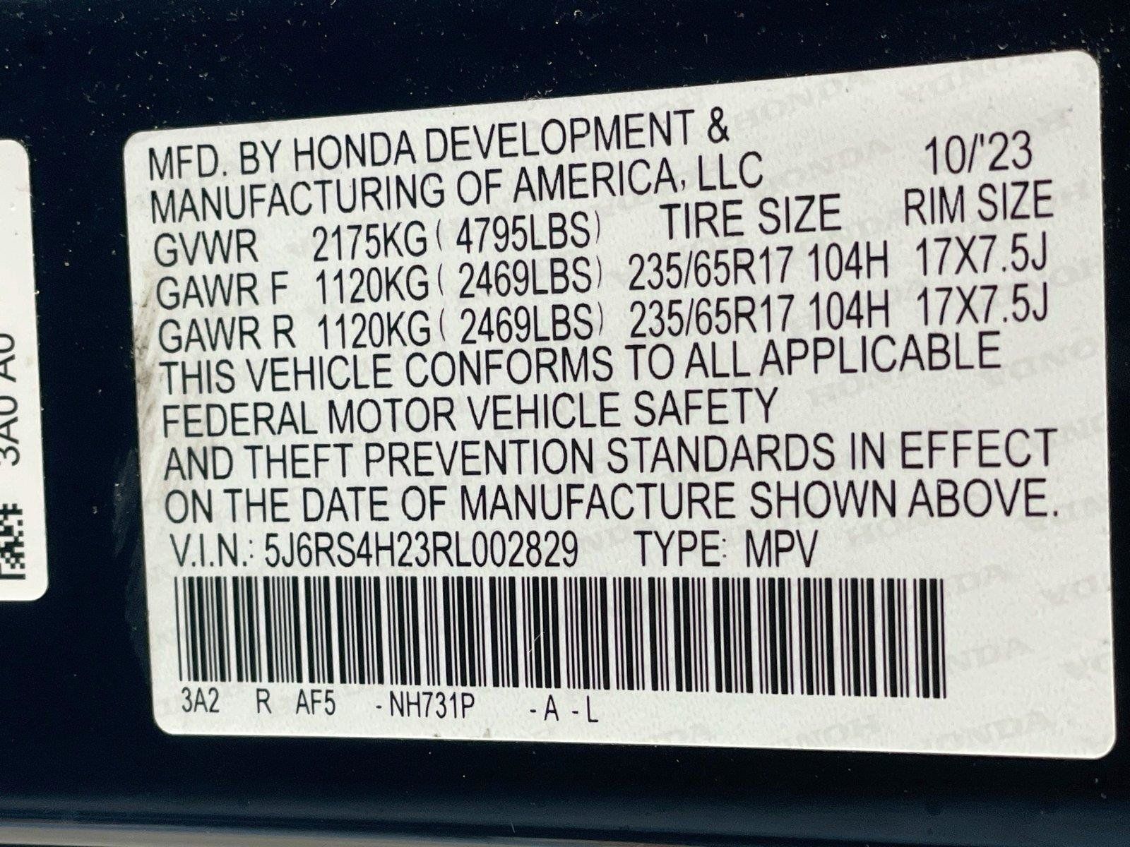 Certified 2024 Honda CR-V LX image 34
