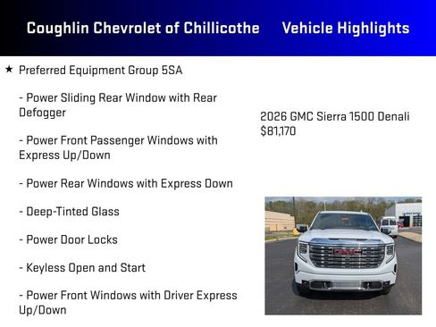 New 2026 GMC Sierra 1500 Denali w/ Denali Reserve Package AWD/4WD image 5