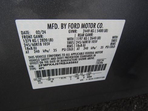 Used 2024 Ford Edge SEL AWD/4WD image 22