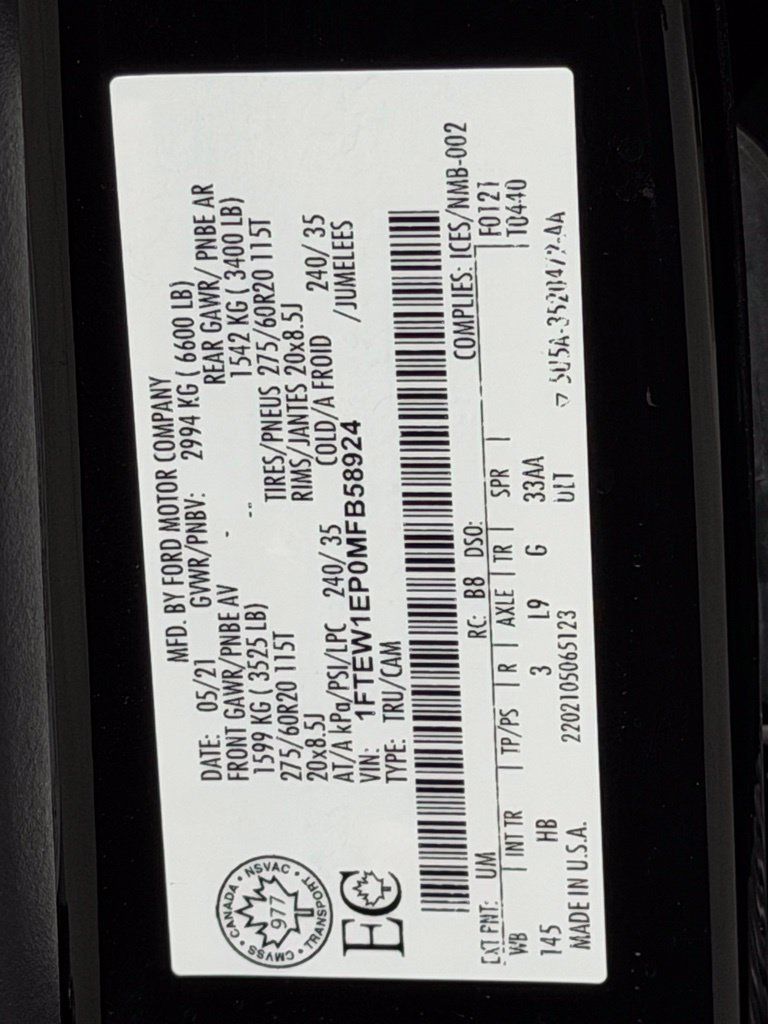 Used 2021 Ford F150 Lariat w/ Equipment Group 502A High AWD/4WD image 28