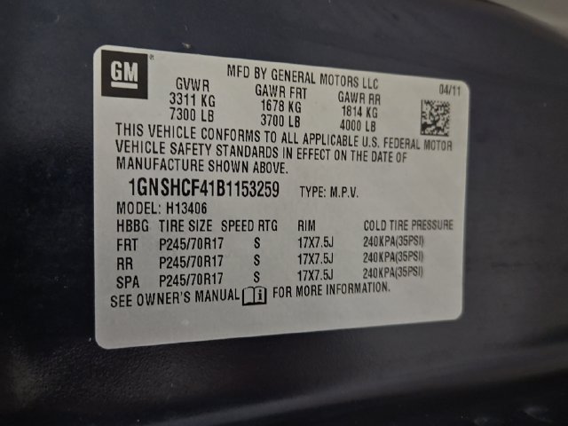 Used 2011 Chevrolet Express 1500 LT w/ LT Preferred Equipment Group AWD/4WD image 41