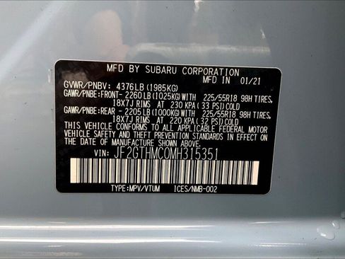 Used 2021 Subaru Crosstrek 2.5i Limited w/ Moonroof Package 1 AWD/4WD image 34