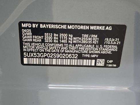 Certified 2025 BMW X3 xDrive30i w/ M Sport Package AWD/4WD image 34