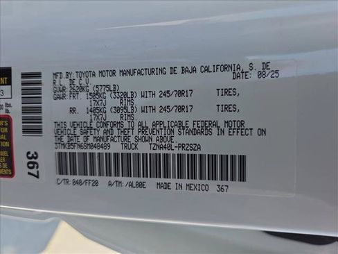 Certified 2025 Toyota Tacoma SR5 RWD image 22