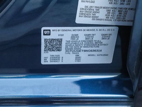 Used 2022 GMC Sierra 1500 Denali AWD/4WD image 31