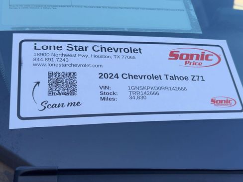 Certified 2024 Chevrolet Tahoe Z71 w/ Luxury Package image 32