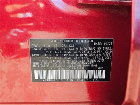 Used 2023 Subaru Ascent Touring image 26