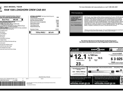 Used 2023 RAM 1500 Limited image 3