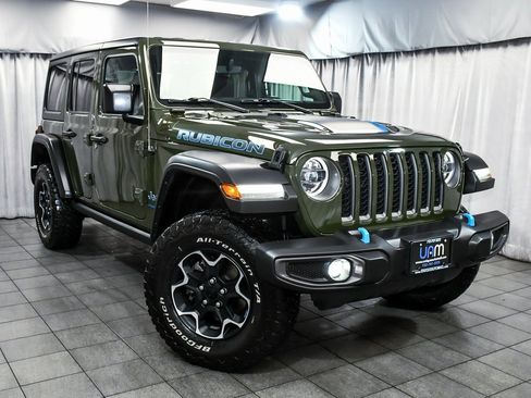 Used 2023 Jeep Wrangler Unlimited Rubicon 4xe w/ Cold Weather Group image 3