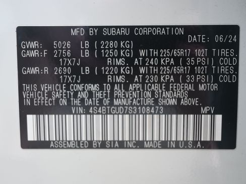 Used 2025 Subaru Outback Wilderness AWD/4WD image 37