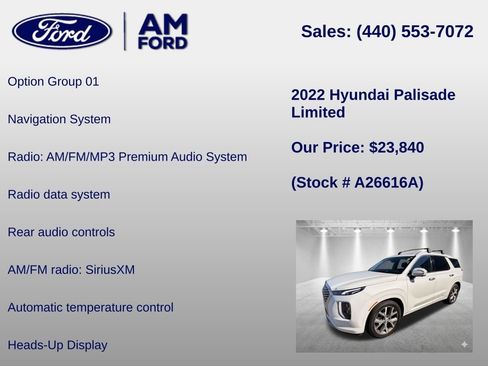 Used 2022 Hyundai Palisade Limited AWD/4WD image 6