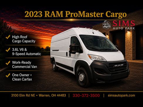 Used 2023 RAM ProMaster 2500 FWD image 1