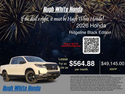 New 2026 Honda Ridgeline Black Edition