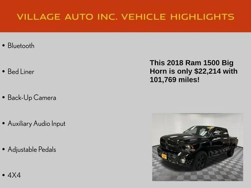 Used 2018 RAM 1500 Big Horn AWD/4WD image 21