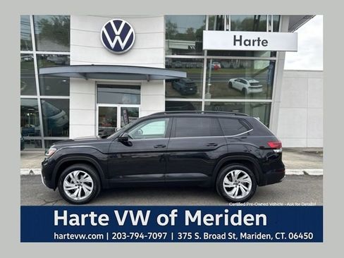 Certified 2023 Volkswagen Atlas SE w/ Panoramic Sunroof Package AWD/4WD image 1