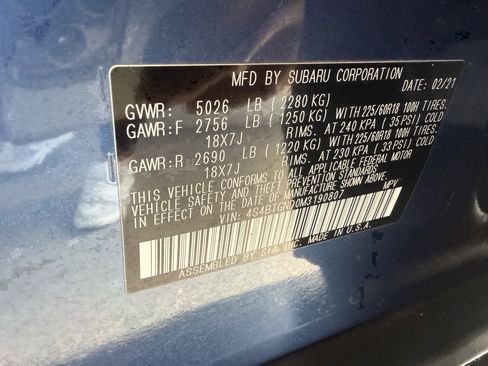 Used 2021 Subaru Outback Limited XT image 23