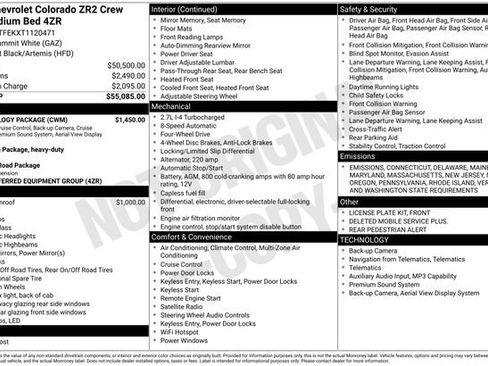 New 2026 Chevrolet Colorado ZR2 w/ Technology Package image 6