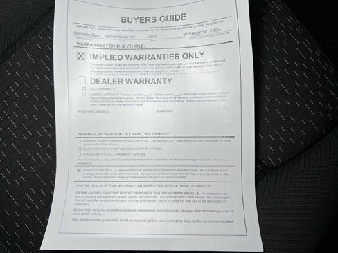 Used 2025 Mercedes-Benz Sprinter 2500 image 37