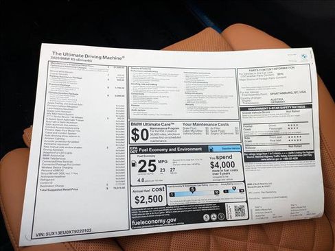 New 2026 BMW X5 sDrive40i w/ Climate Comfort Package image 18