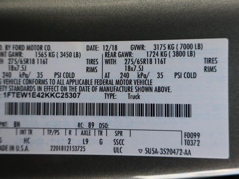 Used 2019 Ford F150 Lariat AWD/4WD image 38