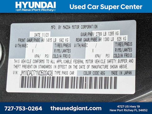 Used 2022 MAZDA MX-5 Miata Grand Touring image 36