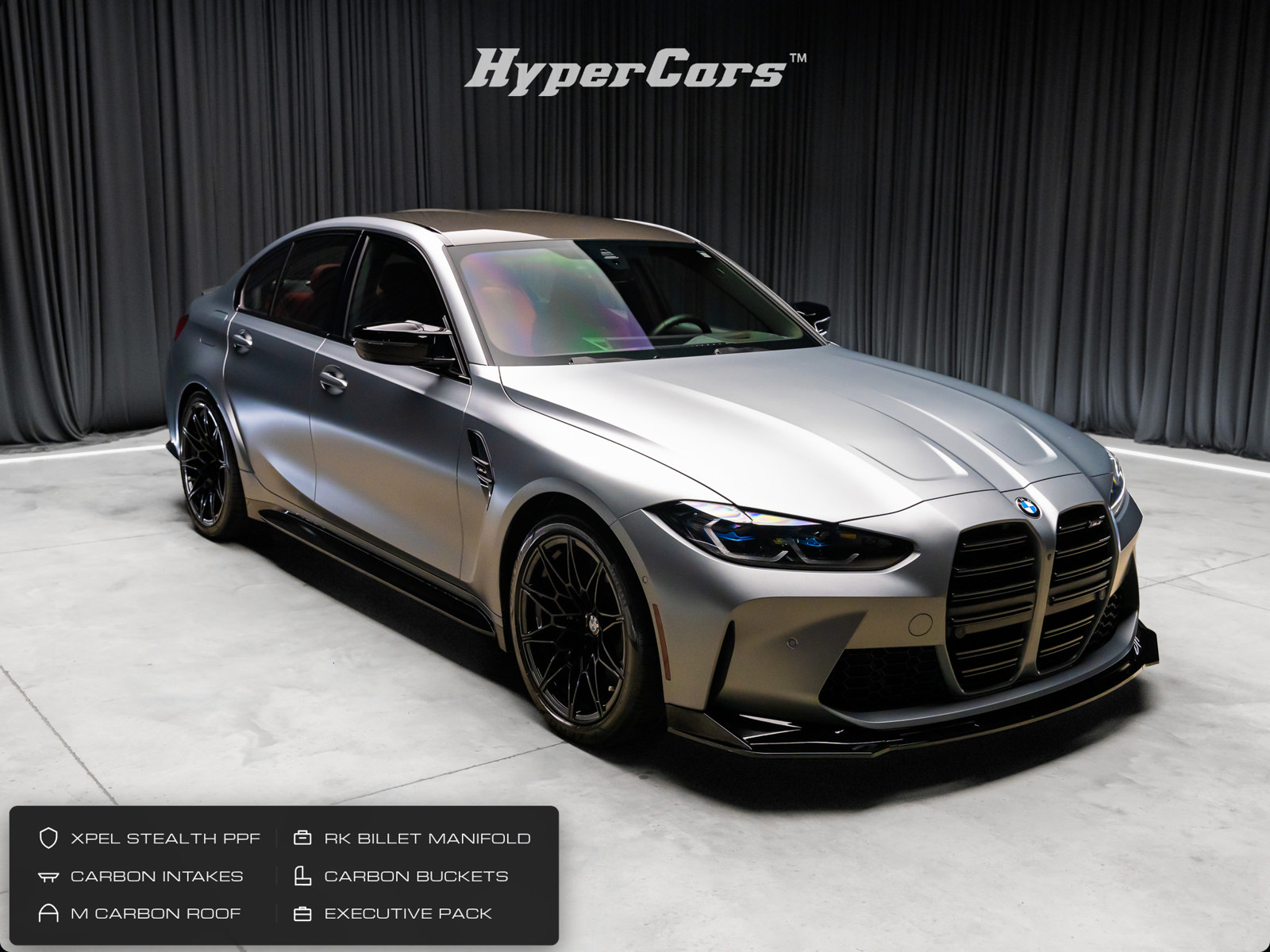 Used 2024 BMW M3 w/ Executive Package RWD image 1