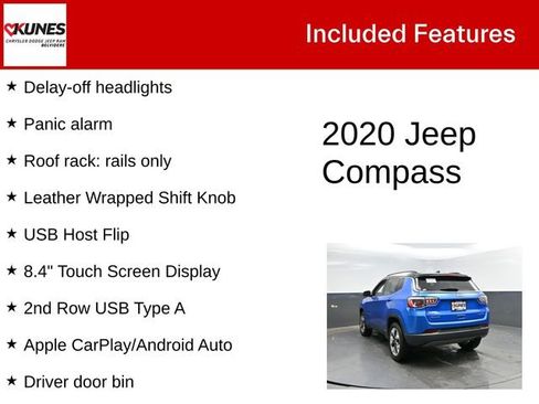 Used 2020 Jeep Compass Limited w/ Luxury Seat Group AWD/4WD image 3