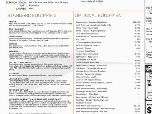 Used 2024 McLaren 750S Spider image 18