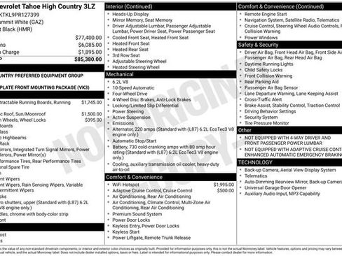 Used 2023 Chevrolet Tahoe High Country AWD/4WD image 32