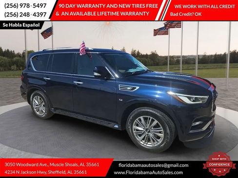 Used 2019 INFINITI QX80 Luxe w/ All-Season Package image 1