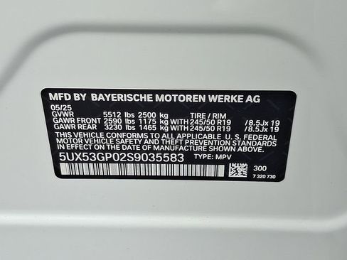 Certified 2025 BMW X3 xDrive30i image 20