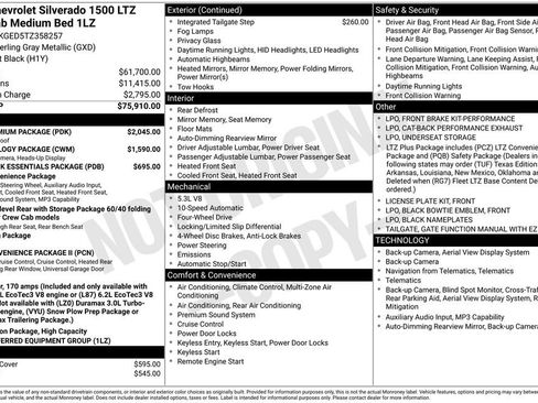 New 2026 Chevrolet Silverado 1500 LTZ w/ LTZ Premium Package AWD/4WD image 2