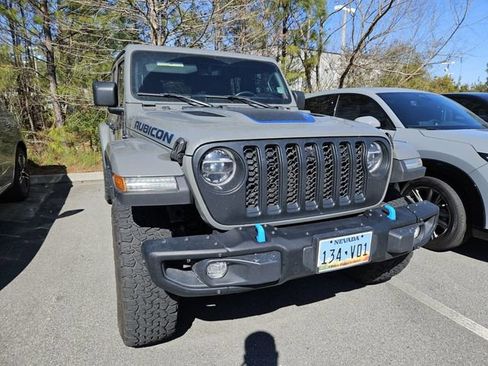 Used 2021 Jeep Wrangler Unlimited Rubicon 4xe w/ Steel Bumper Group image 4