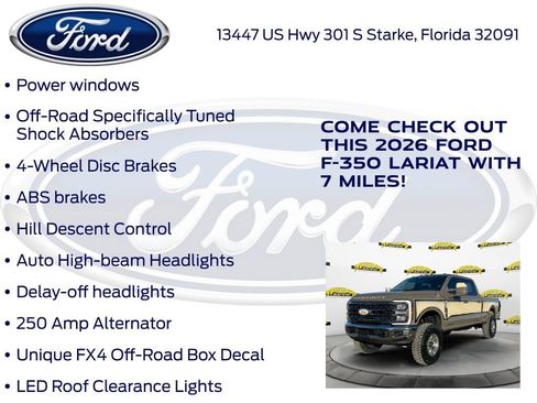 New 2026 Ford F350 Lariat image 25